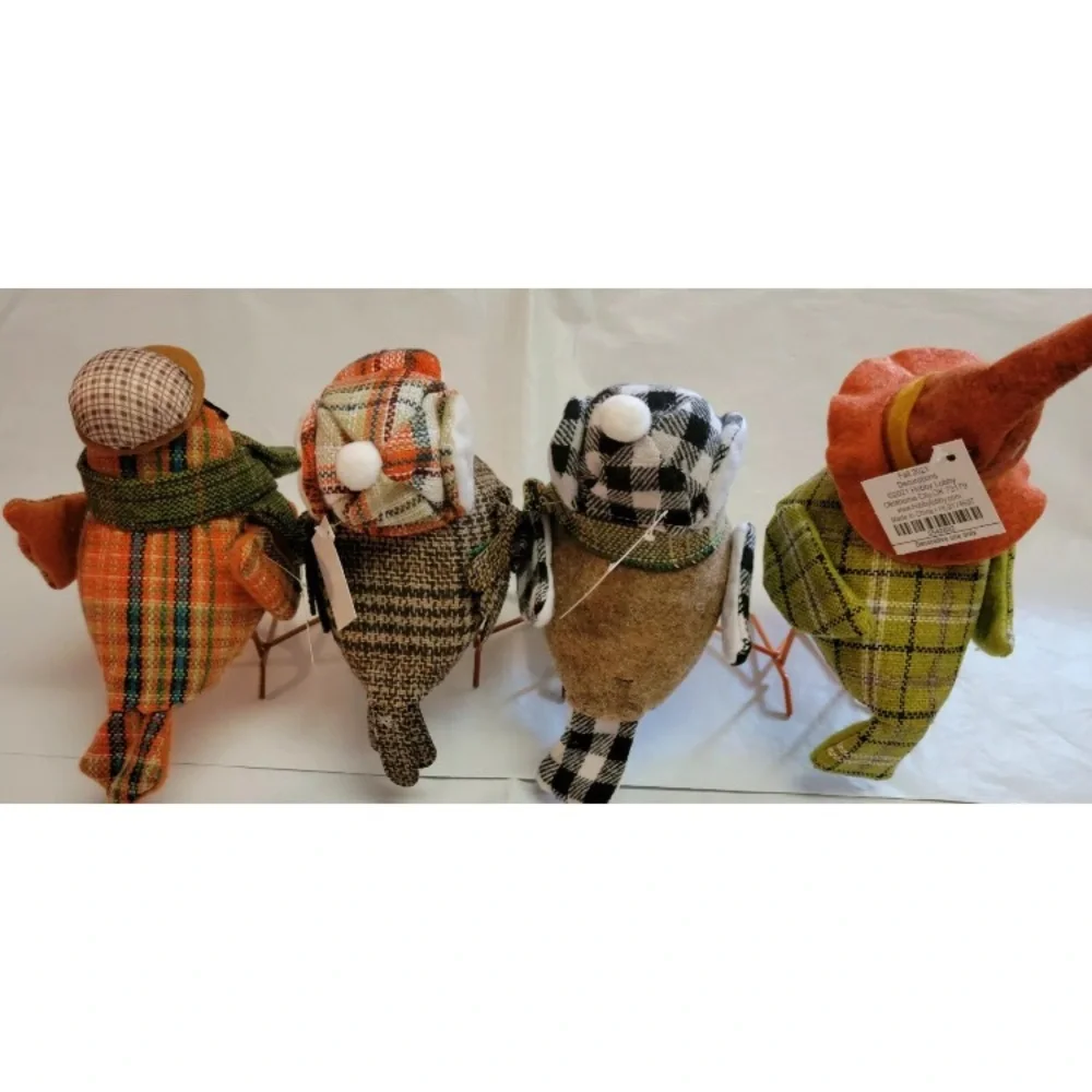4 - Hobby Lobby Fall Autumn Harvest Fabric Birds